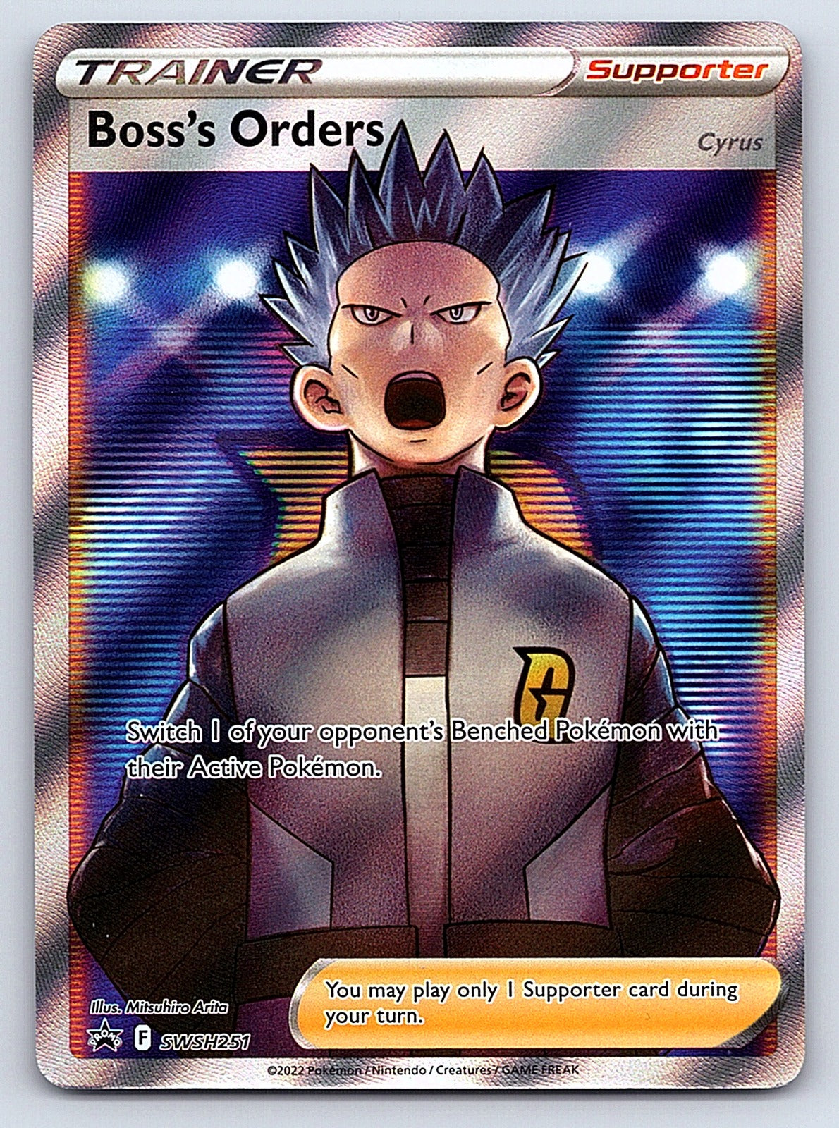 Boss's Orders (Full Art) SWSH251 – SWSH: Sword & Shield Promo Cards