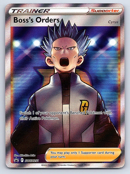 Boss's Orders (Full Art) SWSH251 – SWSH: Sword & Shield Promo Cards
