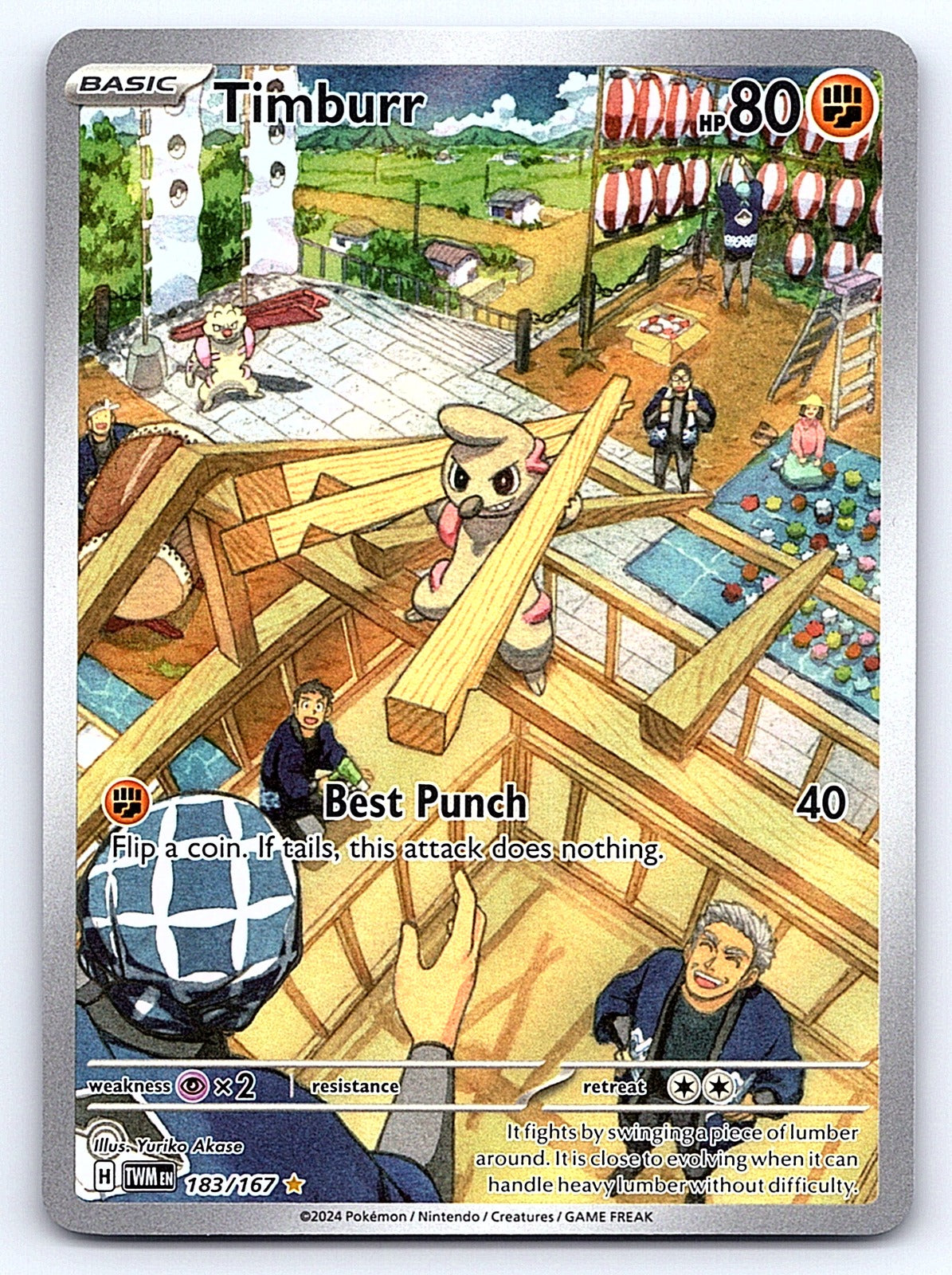 Timburr - 183/167 – SV06: Twilight Masquerade