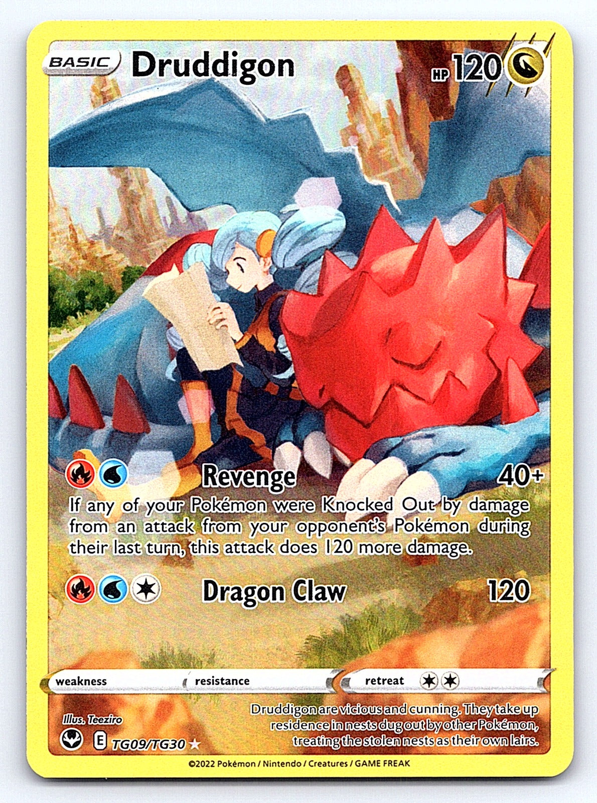 Druddigon TG09/TG30 – SWSH12: Silver Tempest Trainer Gallery