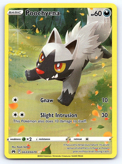 Poochyena GG33/GG70 – SWSH: Crown Zenith: Galarian Gallery