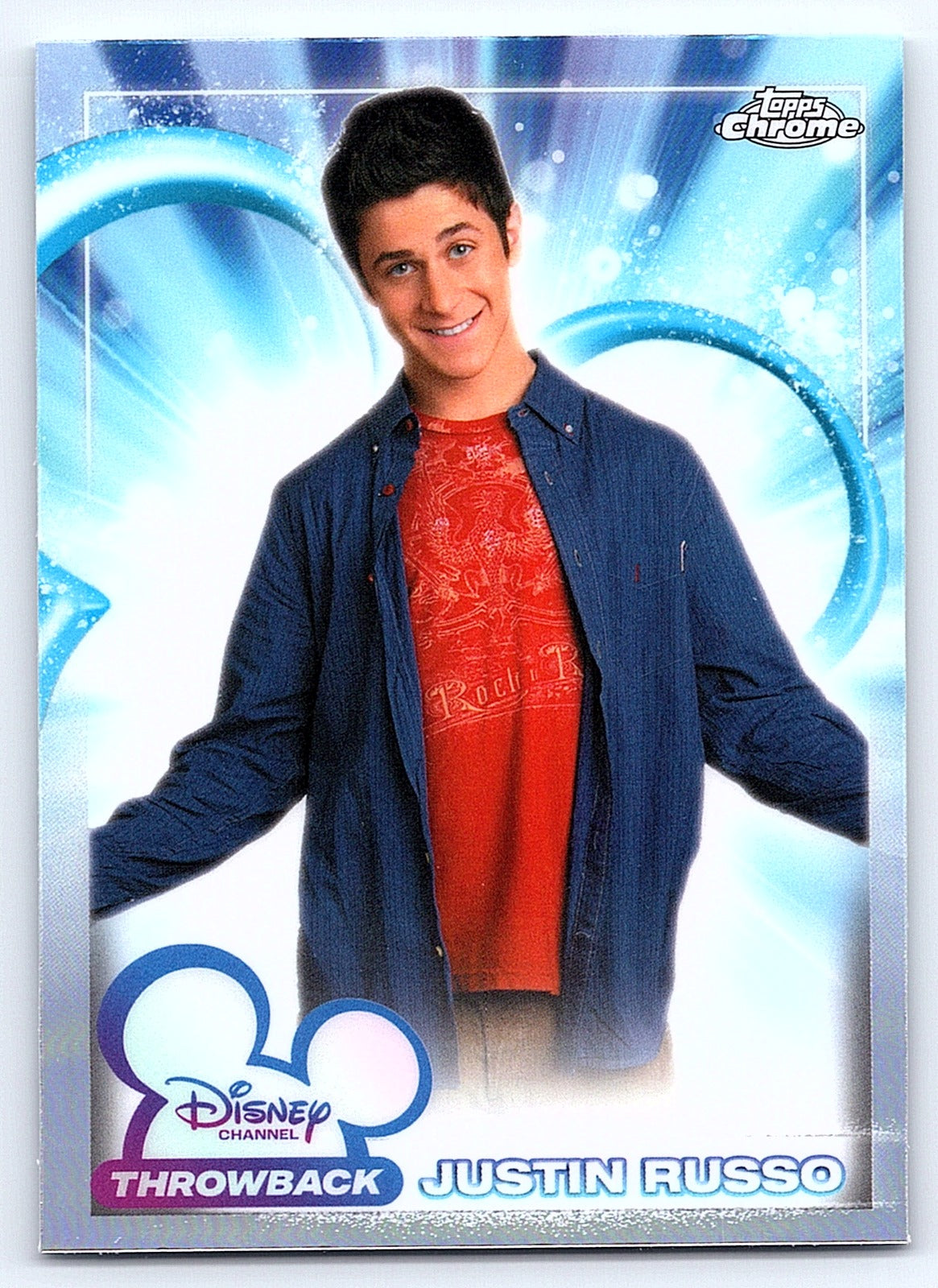 Justin Russo #DC 5 Disney Channel Throwback — Topps Chrome Disney Disney Channel