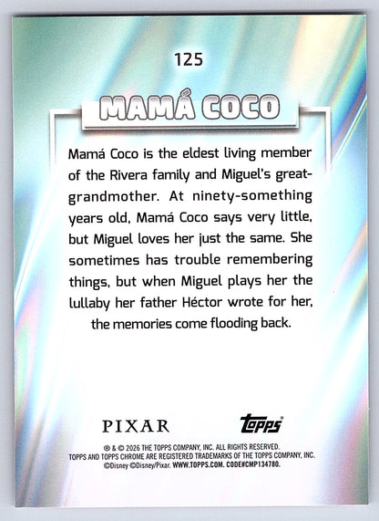 Mamá Coco #125 Base — Topps Chrome Disney
