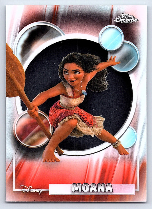 Moana #10 Base — Topps Chrome Disney