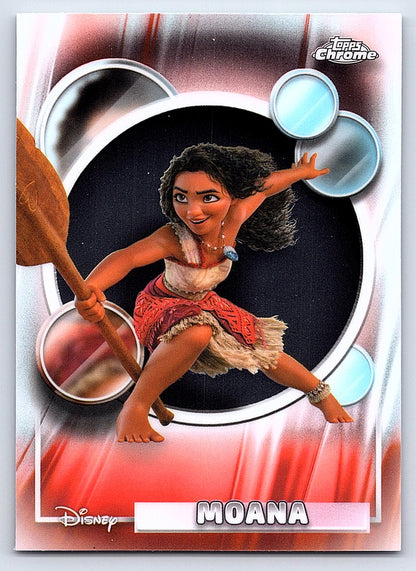 Moana #10 Base — Topps Chrome Disney