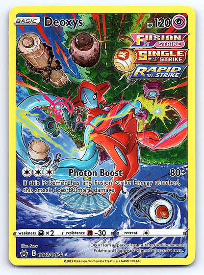 Deoxys GG12/GG70 – SWSH: Crown Zenith: Galarian Gallery