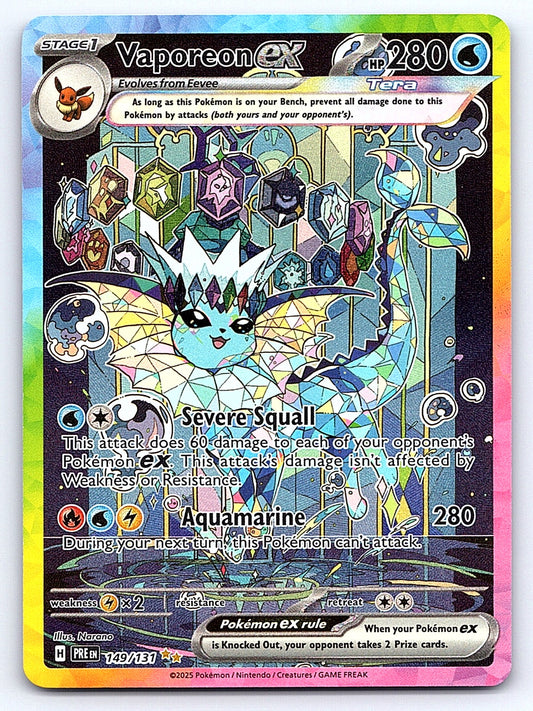 Vaporeon ex 149/131 – SV: Prismatic Evolutions
