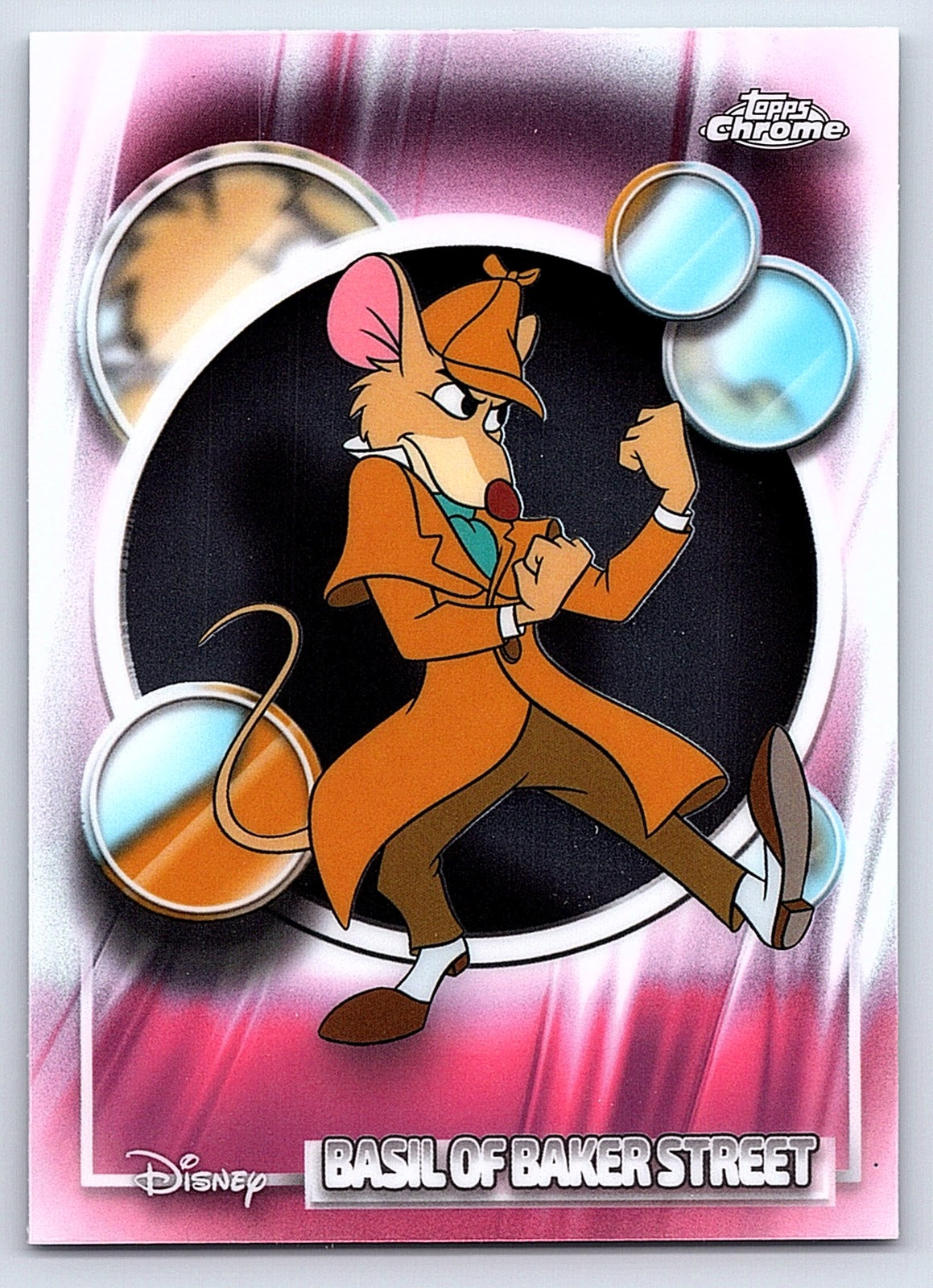 Basil of Baker Street #40 Base — Topps Chrome Disney