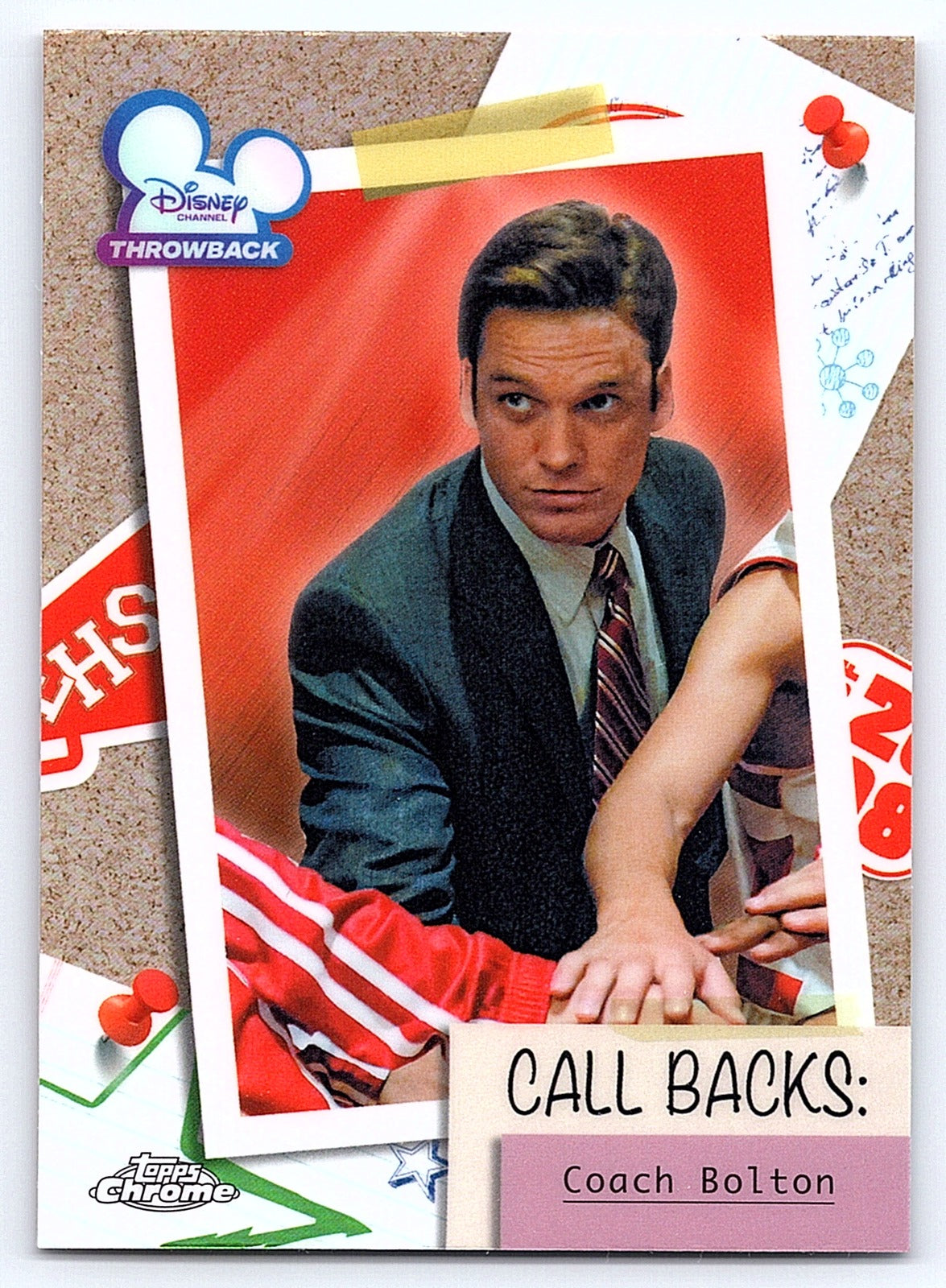 Coach Bolton #HSM 10 High School Musical 20th Anniversary — Topps Chrome Disney