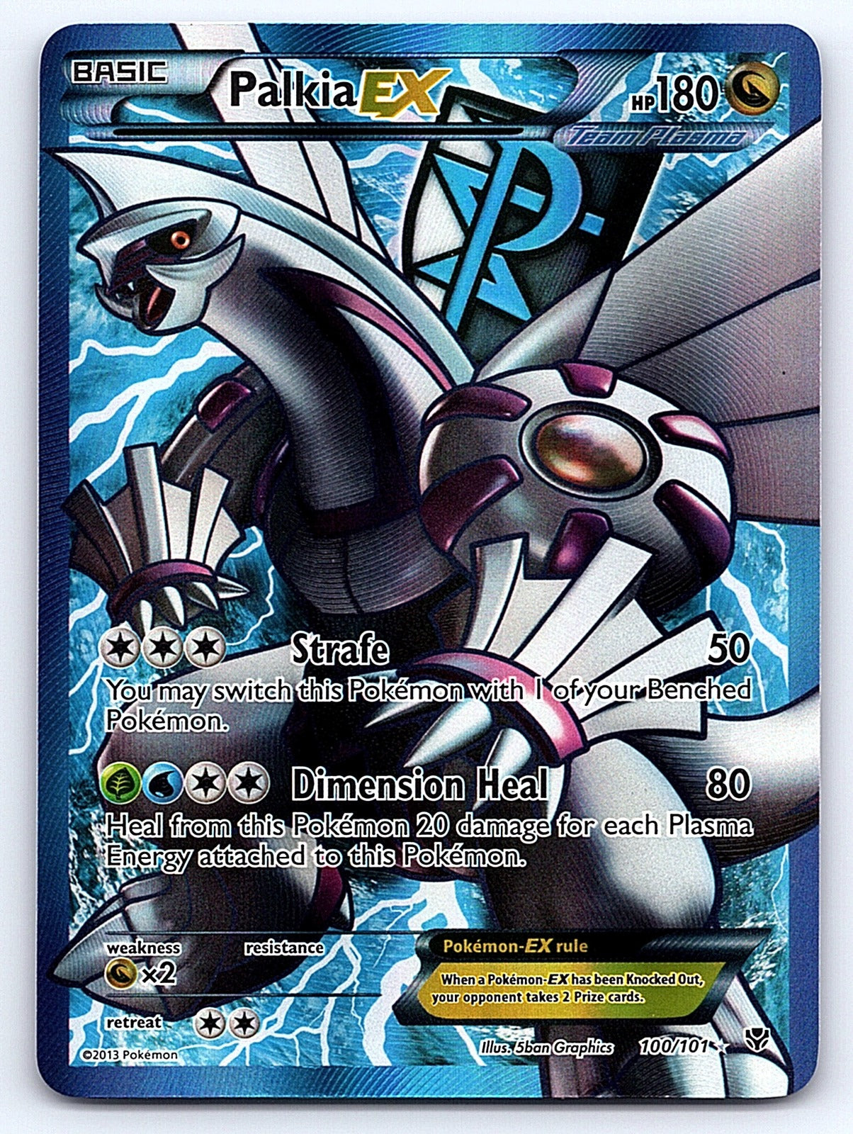 Palkia EX (Team Plasma) (100 Full Art) 100/101 – Plasma Blast