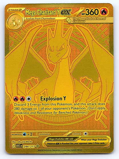 Mega Charizard Y ex 294/217 – ME: Ascended Heroes