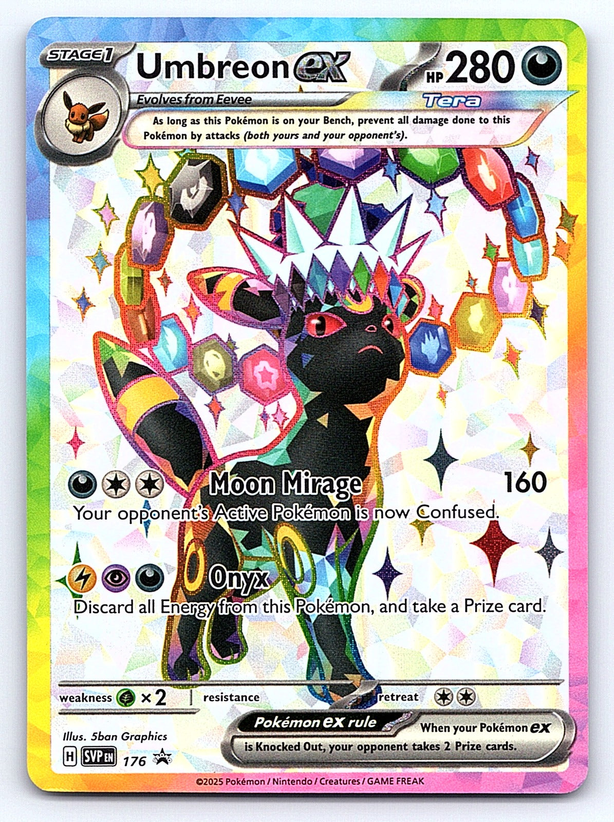 Umbreon ex - 176 SVP 176 – SV: Scarlet & Violet Promo Cards