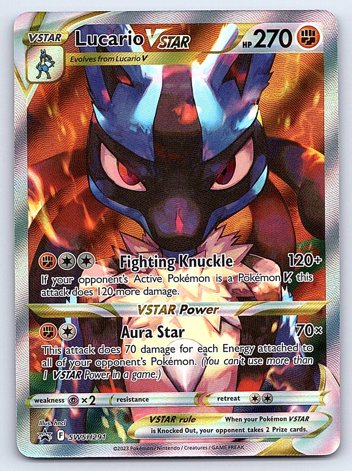 Lucario VSTAR SWSH291 – SWSH: Sword & Shield Promo Cards