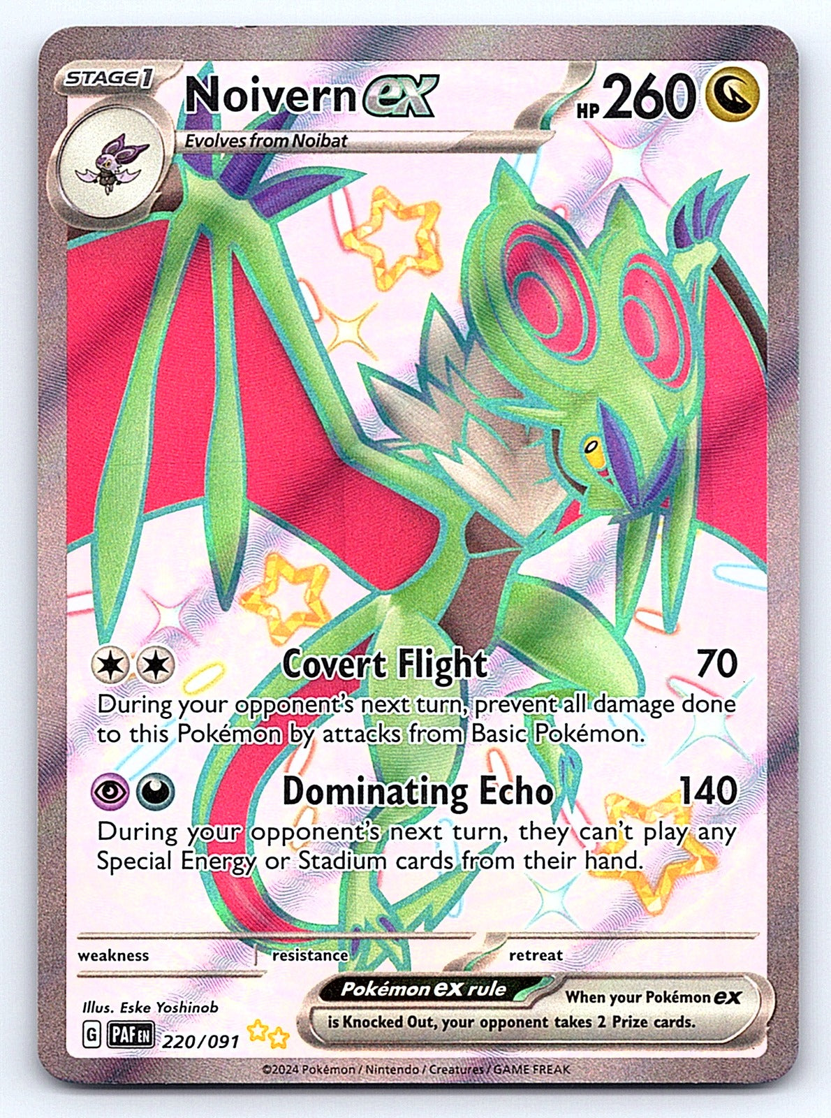 Noivern ex 220/091 – SV: Paldean Fates