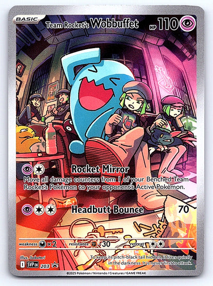 Team Rocket's Wobbuffet 203 – SV: Scarlet & Violet Promo Cards