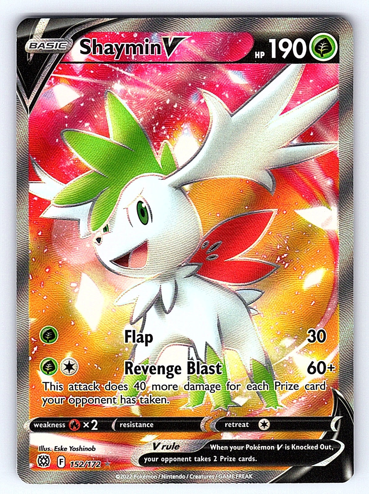 Shaymin V (Full Art) 152/172 – SWSH09: Brilliant Stars