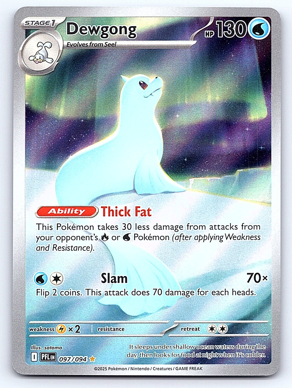 Dewgong 097/094 – ME02: Phantasmal Flames