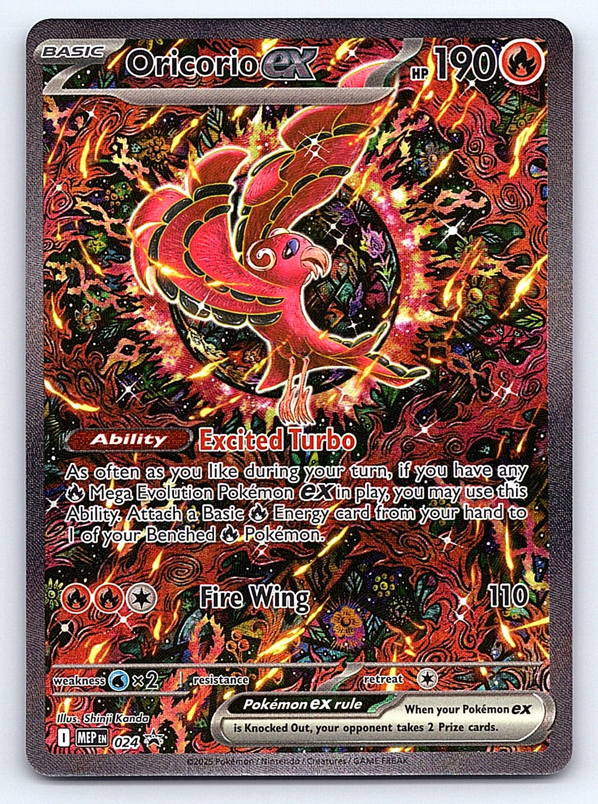 Oricorio ex 024 – ME: Mega Evolution Promo