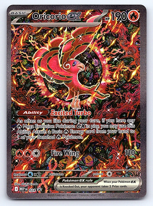 Oricorio ex 024 – ME: Mega Evolution Promo