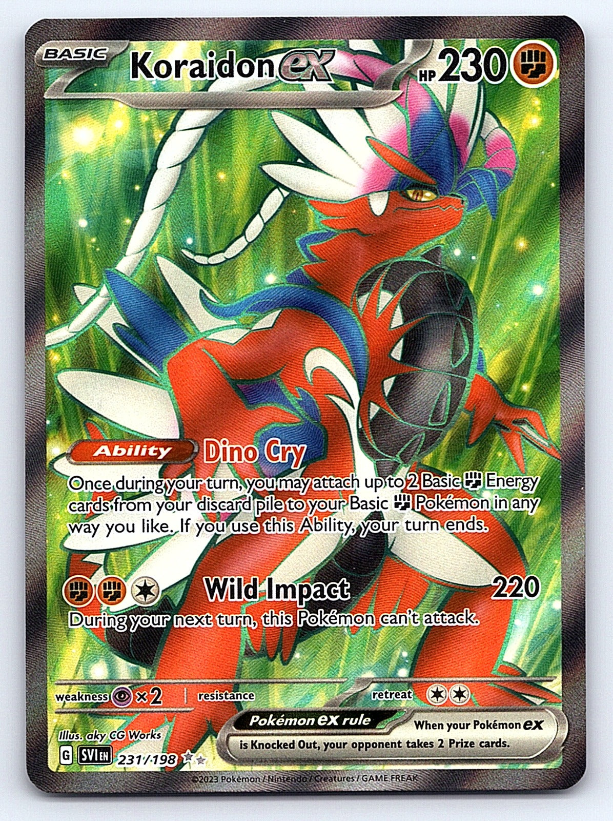 Koraidon ex 231/198 – SV01: Scarlet & Violet Base Set