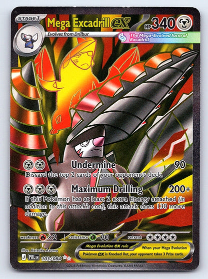 Mega Excadrill ex 103/084 – ME05: Pitch Black