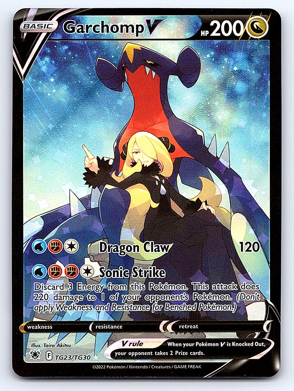 Garchomp V TG23/TG30 – SWSH10: Astral Radiance Trainer Gallery