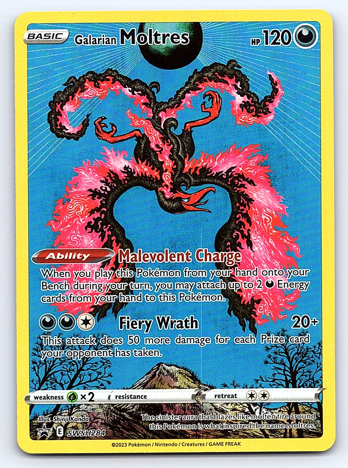 Galarian Moltres SWSH284 – SWSH: Sword & Shield Promo Cards