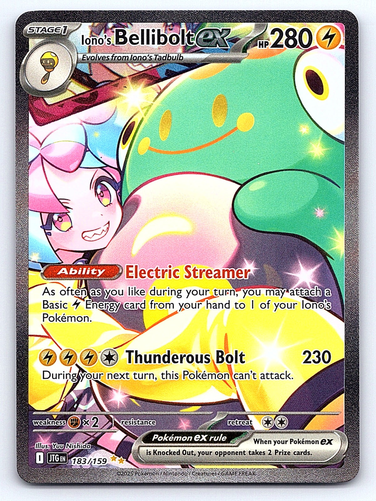 Iono's Bellibolt ex 183/159 – SV09: Journey Together