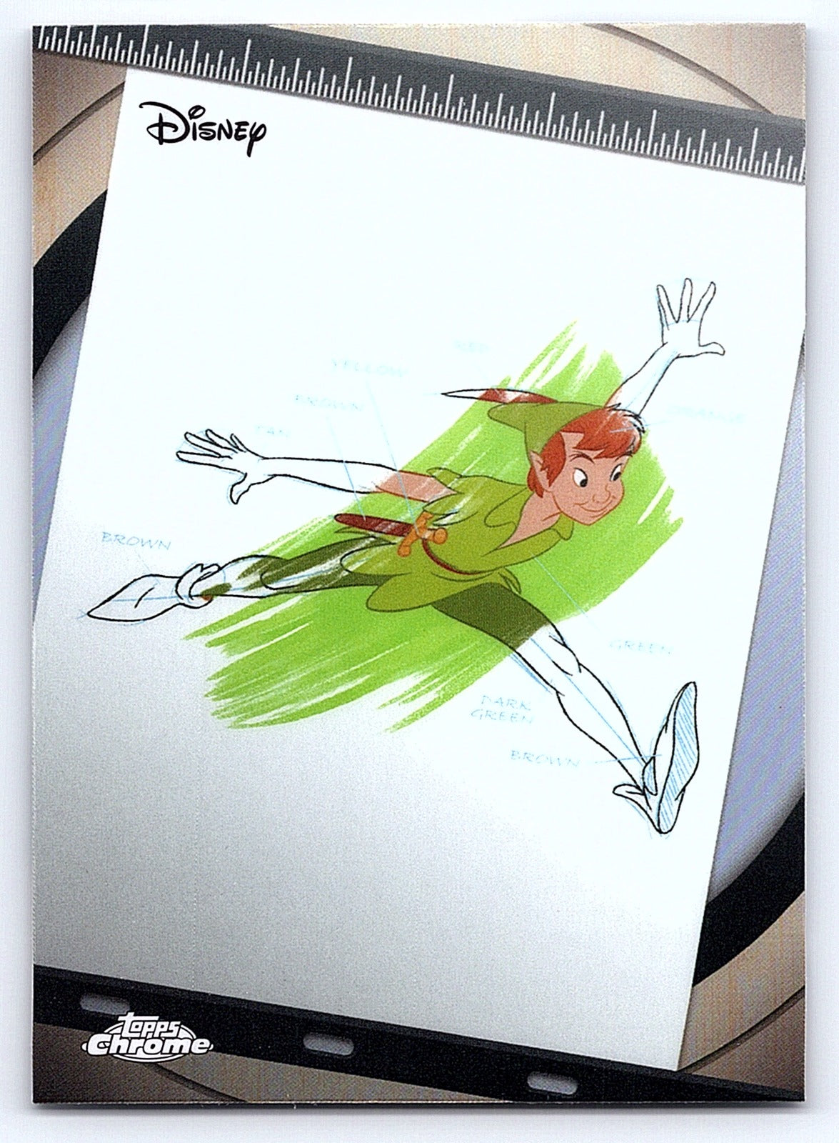 Peter Pan #I&P 9 Disney Ink & Paint — Topps Chrome Disney Disney Ink & Paint