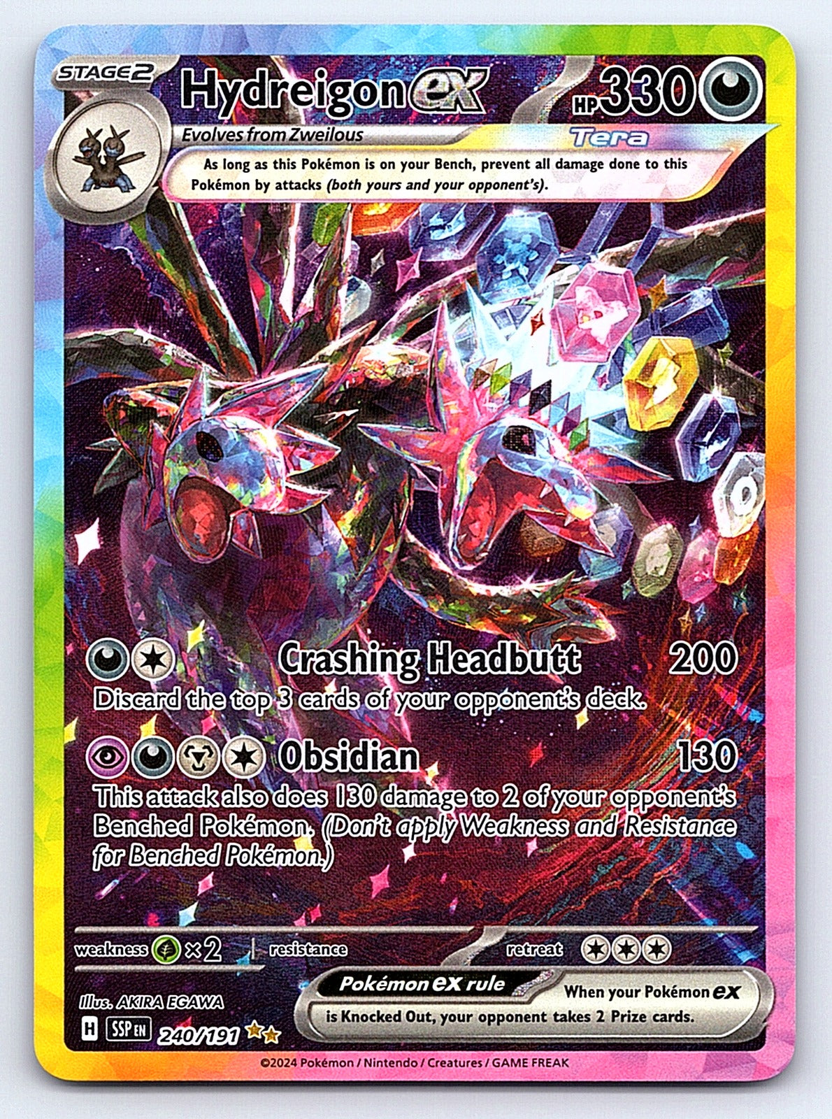 Hydreigon ex - 240/191 – SV08: Surging Sparks