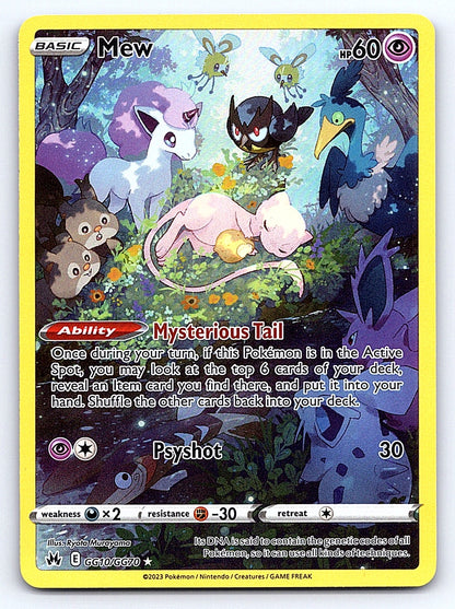 Mew GG10/GG70 – SWSH: Crown Zenith: Galarian Gallery
