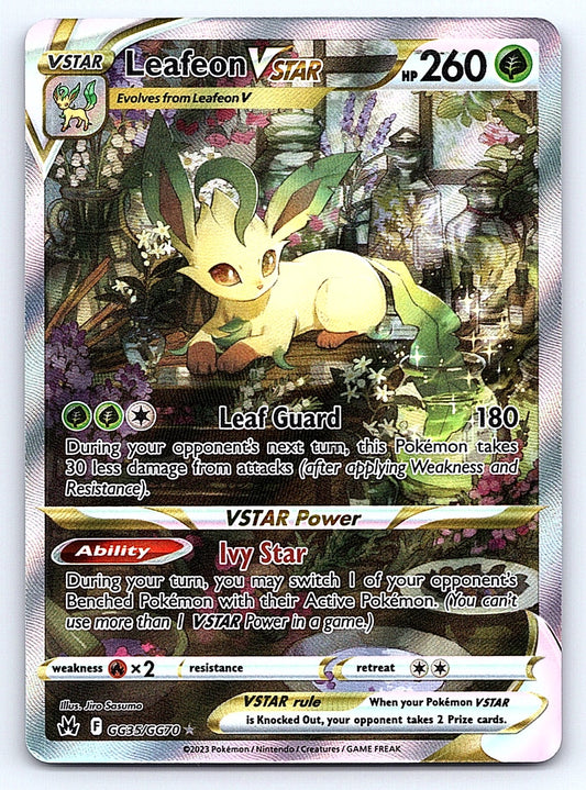 Leafeon VSTAR GG35/GG70 – SWSH: Crown Zenith: Galarian Gallery