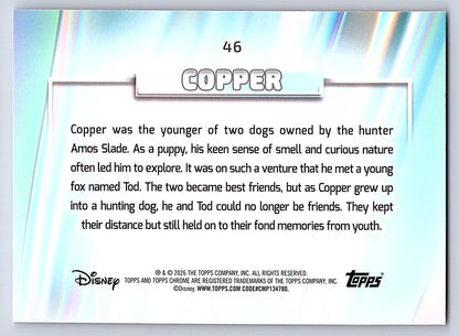 Copper #46 Base — Topps Chrome Disney