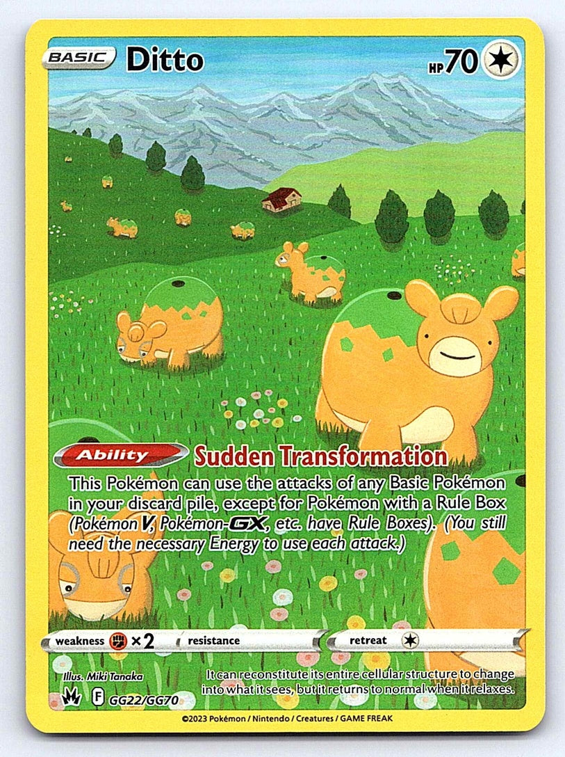 Ditto GG22/GG70 – SWSH: Crown Zenith: Galarian Gallery