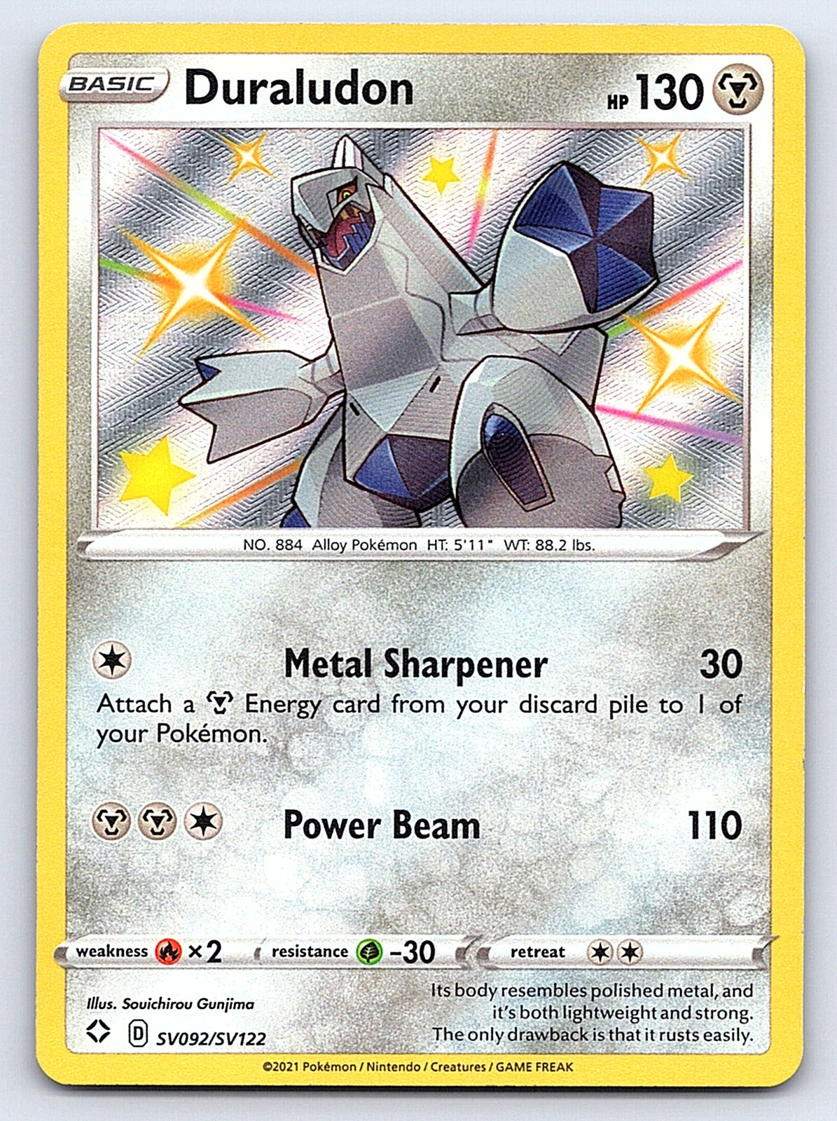 Duraludon SV092/SV122 – Shining Fates: Shiny Vault