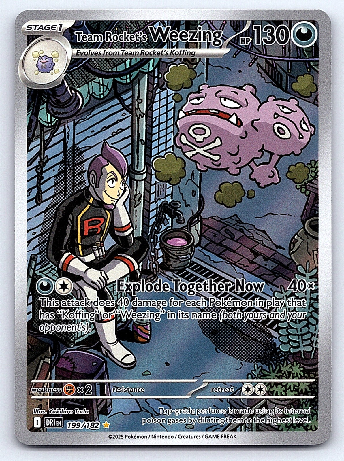 Team Rocket's Weezing 199/182 – SV10: Destined Rivals