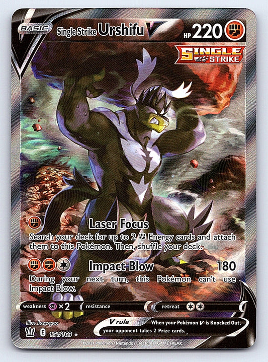 Single Strike Urshifu V (Alternate Full Art) 151/163 – SWSH05: Battle Styles