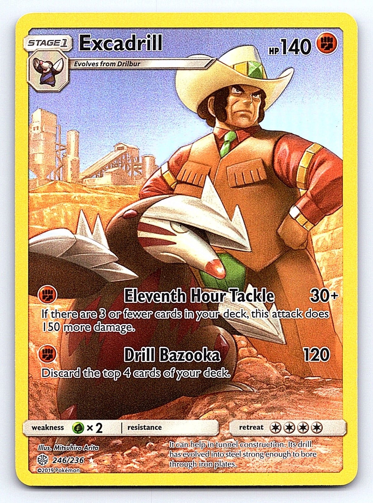 Excadrill (Secret) 246/236 – SM - Cosmic Eclipse