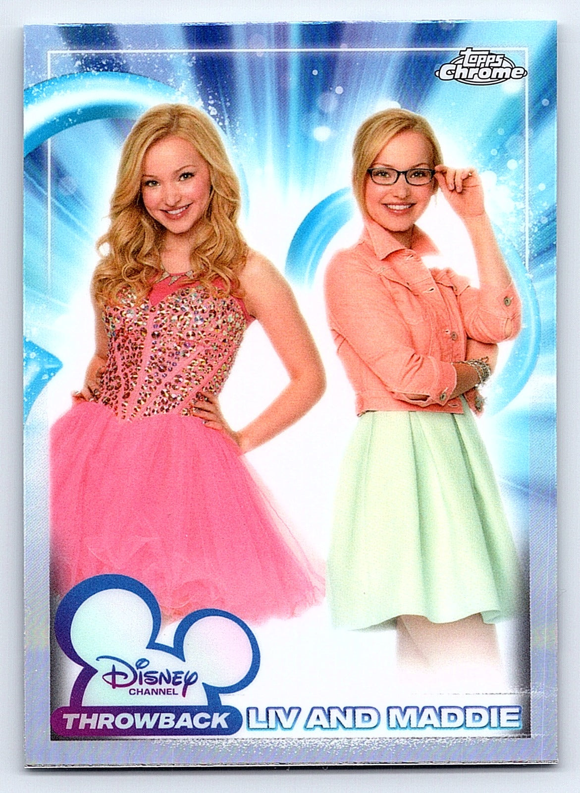 Liv and Maddie #DC 18 Disney Channel Throwback — Topps Chrome Disney Disney Chan