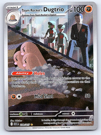 Team Rocket's Dugtrio 239/217 – ME: Ascended Heroes