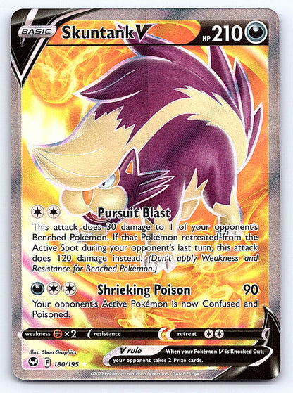 Skuntank V (Full Art) 180/195 – SWSH12: Silver Tempest