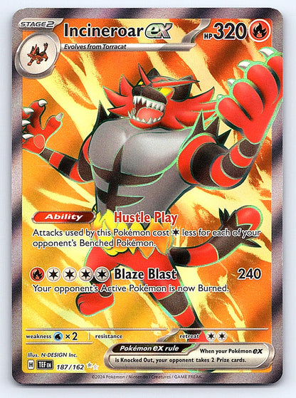 Incineroar ex 187/162 – SV05: Temporal Forces