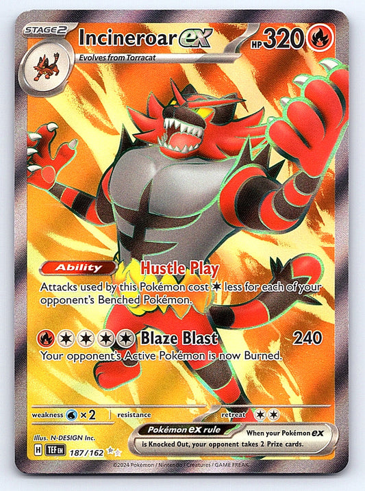 Incineroar ex 187/162 – SV05: Temporal Forces