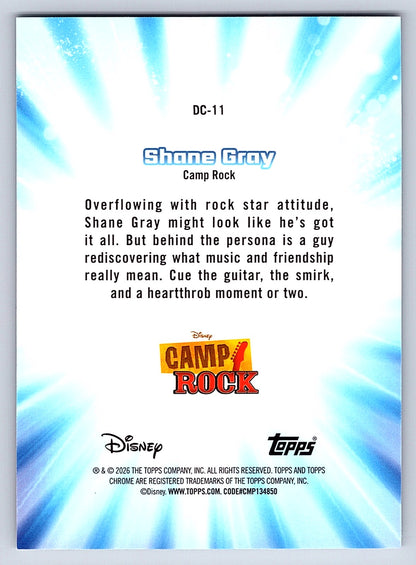 Shane Gray #DC 11 Disney Channel Throwback — Topps Chrome Disney Disney Channel