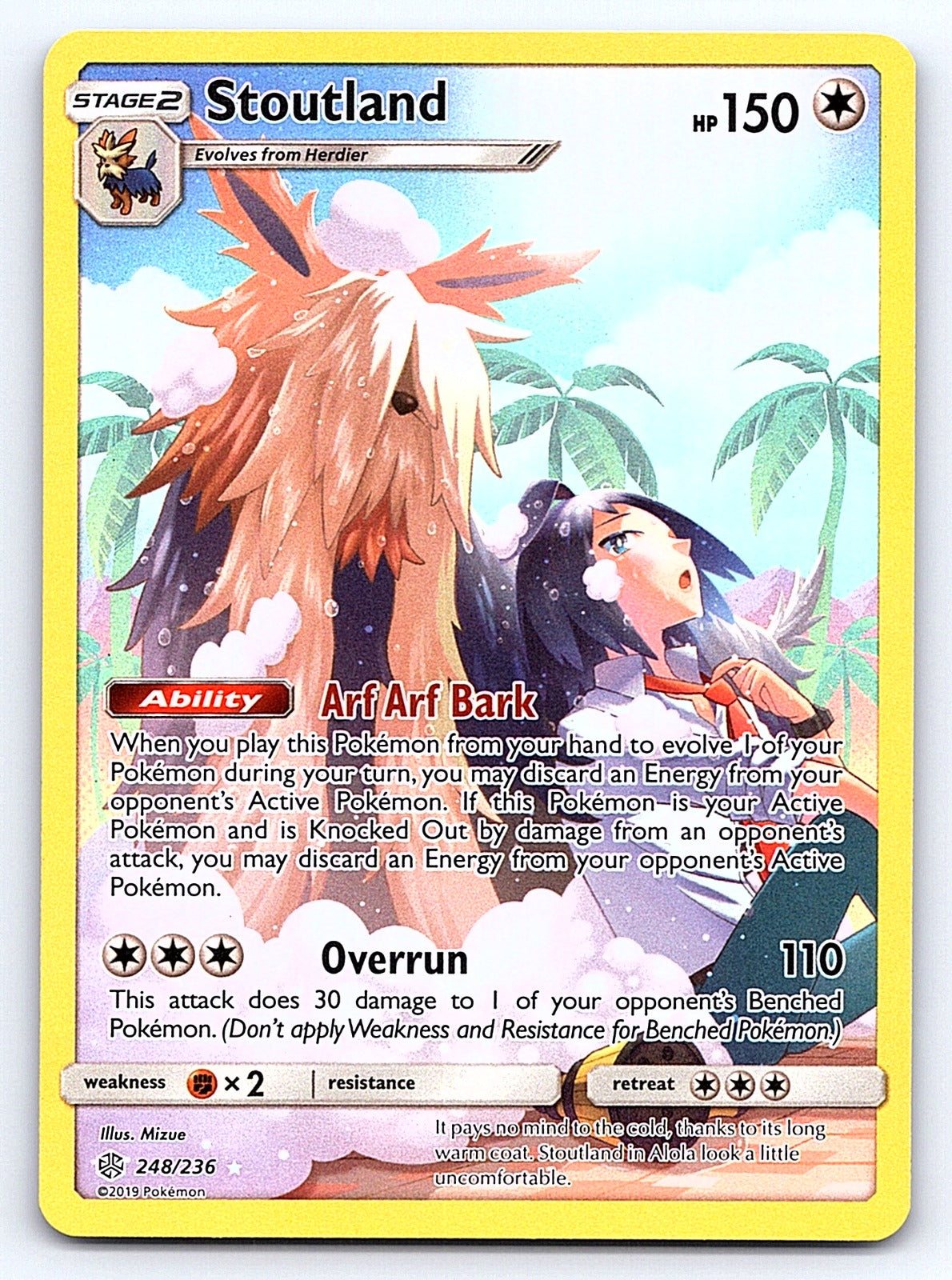 Stoutland (Secret) 248/236 – SM - Cosmic Eclipse