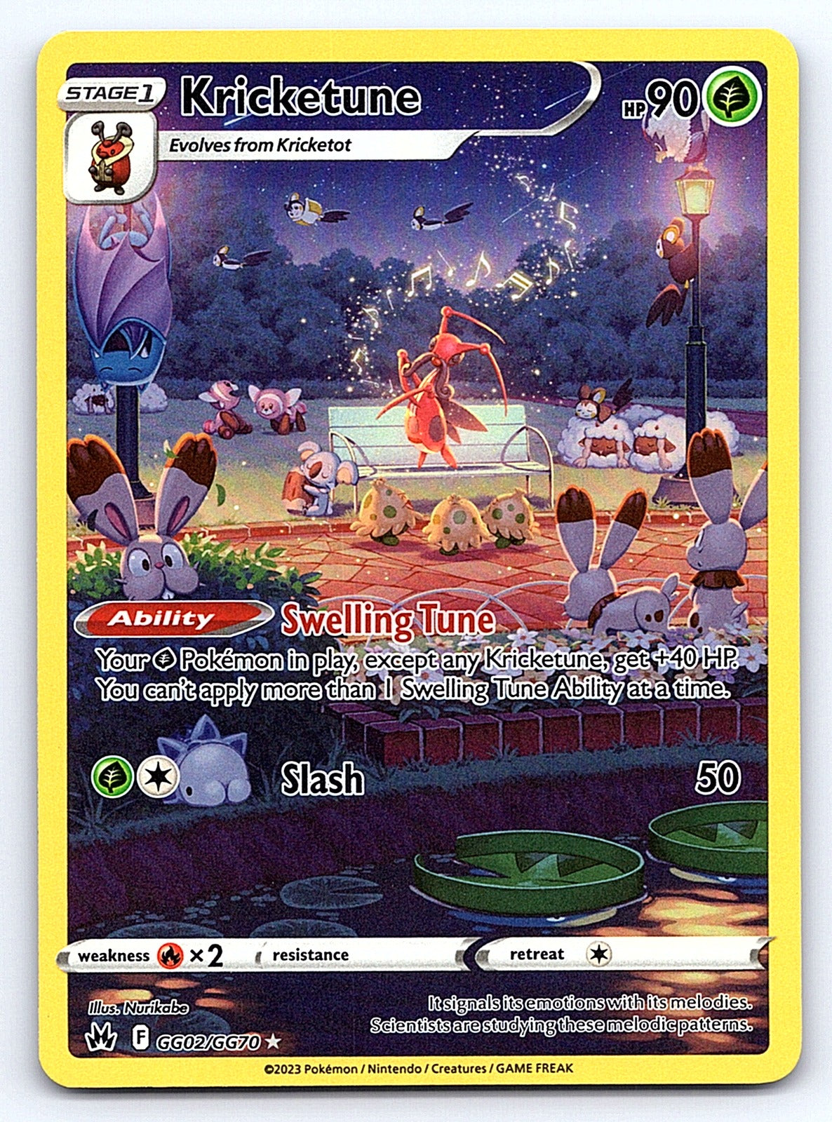 Kricketune GG02/GG70 – SWSH: Crown Zenith: Galarian Gallery
