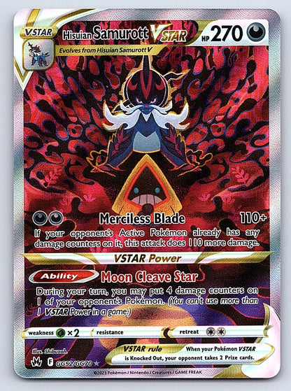 Hisuian Samurott VSTAR GG52/GG70 – SWSH: Crown Zenith: Galarian Gallery