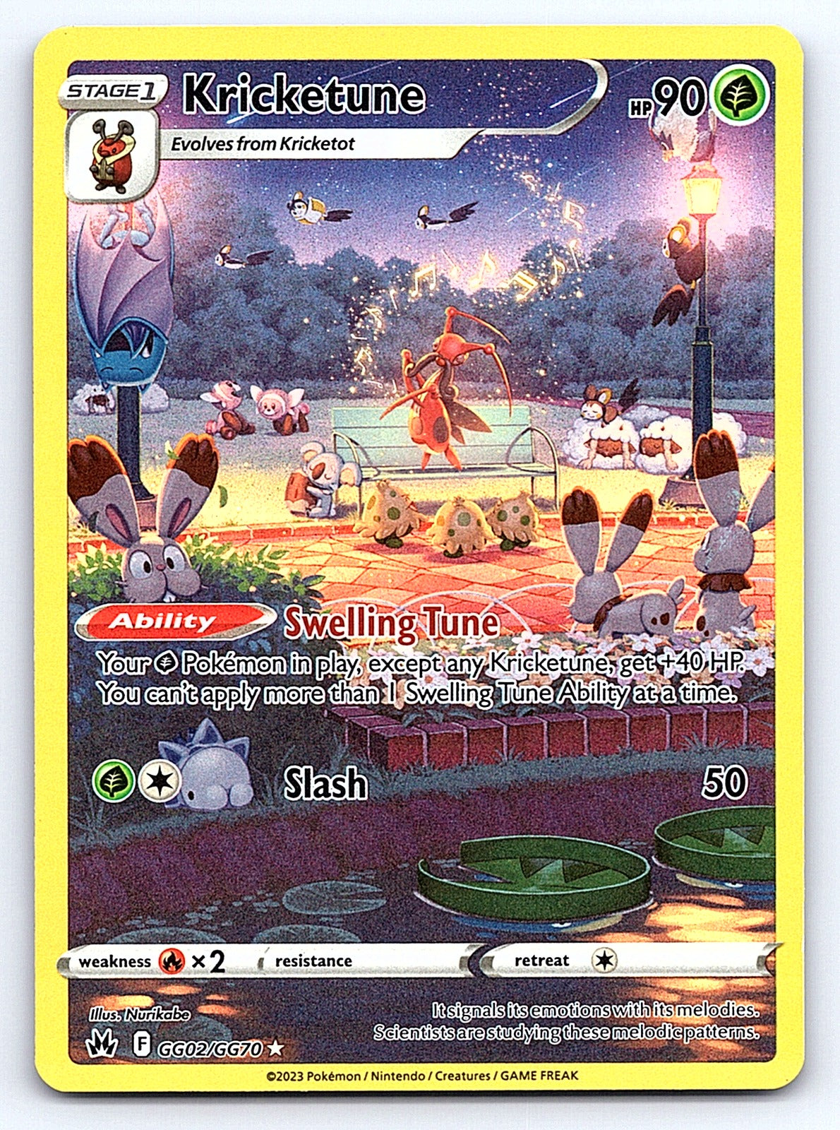 Kricketune GG02/GG70 – SWSH: Crown Zenith: Galarian Gallery