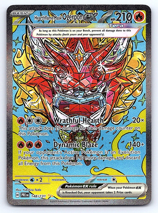 Hearthflame Mask Ogerpon ex 148/131 – SV: Prismatic Evolutions