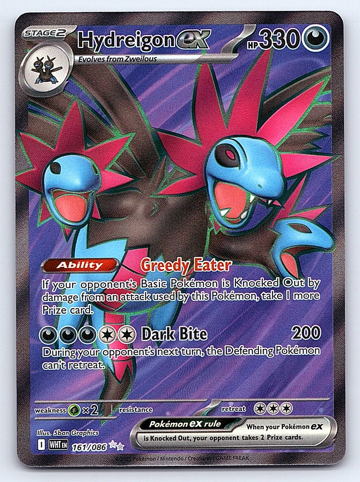 Hydreigon ex 161/086 – SV: White Flare